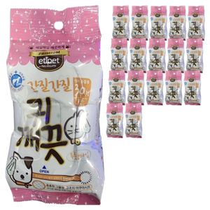에티펫 반려동물용 귀 깨끗 세정 물티슈 30p, 150g, 18개
