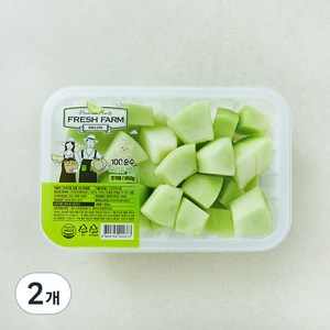 프레쉬팜 달콤 허니듀메론, 850g, 2개