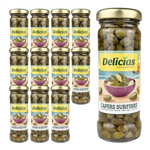 델리시아스 케이퍼절임, 100g, 12개