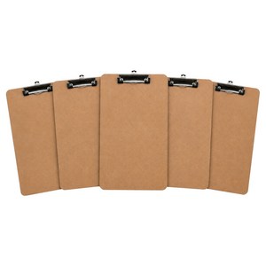 포커머스 클립보드 우드서류받침 A4 319 x 229 mm, 혼합색상, 5개