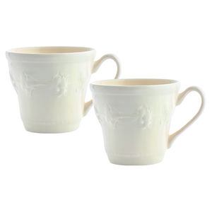 웨지우드 페스티비티 머그 350ml, 아이보리, 2개