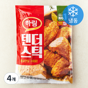 하림 텐더스틱 (냉동), 550g, 4개