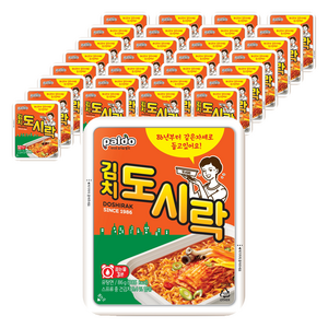 팔도도시락 김치 컵라면 86g, 48개