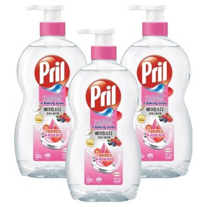프릴 시크릿오브 베이킹소다 주방세제 와일드베리향, 700ml, 3개