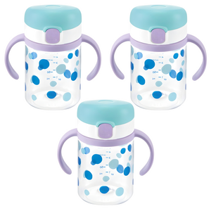 릿첼 AQ 외출용 드링킹머그, 라이트블루, 3개, 200ml