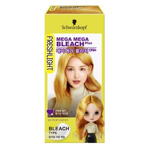 프레쉬라이트 플러스 헤어 탈색제, 메가메가 블리치, 1개