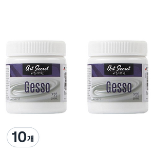 아트시크릿 캔버스 밑작업 젯소 GR636-250, 250ml, 10개