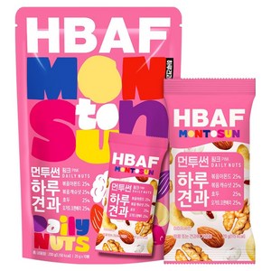 바프 먼투썬 하루견과 핑크, 20g, 10개