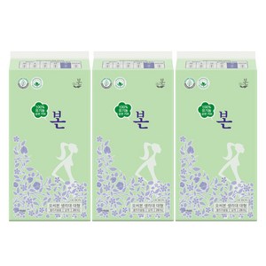 유기농본 유기농 순면 울트라슬림 생리대, 대형, 28개입, 3개