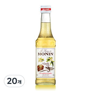 모닌 바닐라 시럽, 250ml, 20개