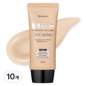 디오프러스 매직 비비 크림 SPF50+ PA++++, 19호 라이트 베이지, 60ml, 10개