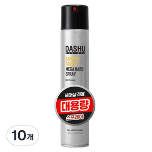 다슈 포 맨 밤부 포레스트 메가 하드 스프레이, 400ml, 10개