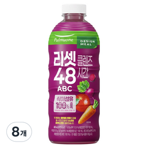 풀무원 리셋클렌즈 48시간 ABC 주스, 8개, 960ml