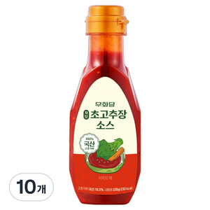 무화당 알룰로스 저당 초고추장, 220g, 10개