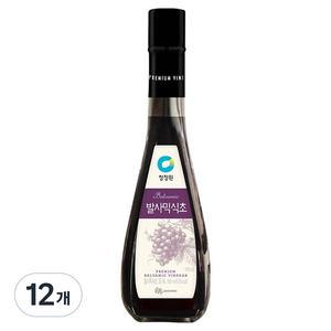 청정원 발사믹식초, 350ml, 12개