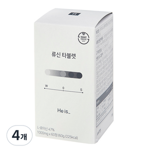 히이즈 류신 타블렛 60g, 60정, 4개