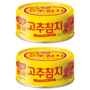 동원참치 고추 참치, 250g, 2개