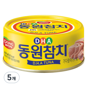 동원 DHA참치, 250g, 5개