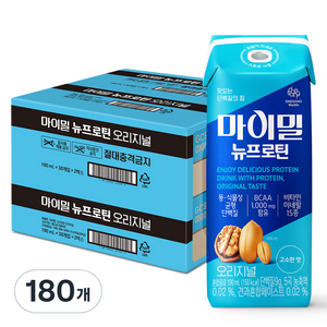 마이밀 뉴프로틴 오리지널 드링크, 190ml, 180개