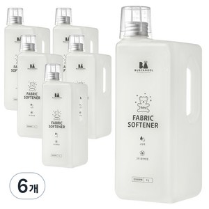 비지엔젤 초고농축 유아섬유유연제 코튼블라썸, 1L, 6개