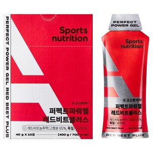 코오롱제약 퍼펙트파워젤 레드비트 플러스 10p, 400g, 1개