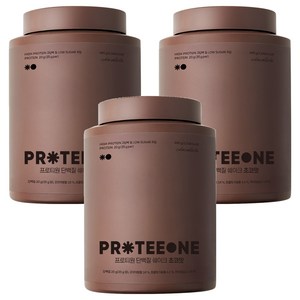 프로티원 단백질 쉐이크 초코맛, 490g, 3개
