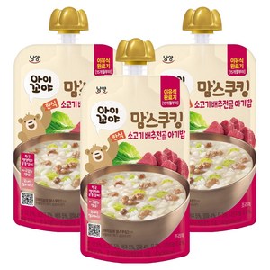 맘스쿠킹 이유식, 140g, 3개