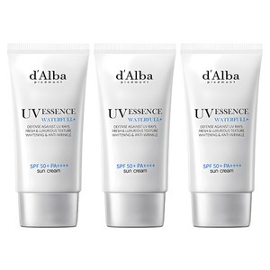 달바 워터풀 에센스 선크림 SPF50+ PA++++, 50ml, 3개