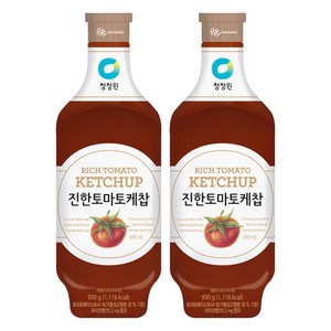 청정원 진한 토마토케찹, 930g, 2개