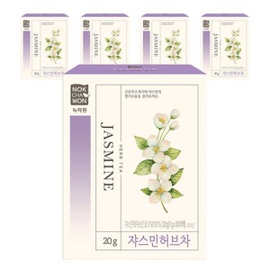 녹차원 쟈스민 허브차, 1g, 20개입, 5개