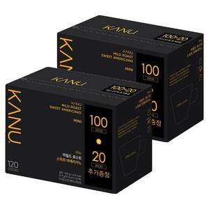 카누 마일드 로스트 스위트 아메리카노 원두커피믹스, 2.9g, 120개입, 2개