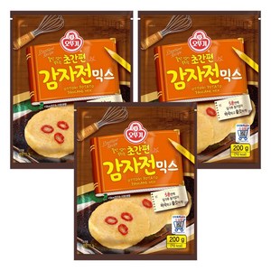 오뚜기 초간편 감자전믹스, 200g, 3개