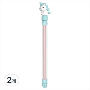 토이토 주사기 펌프 물총 분수 물놀이 유니콘 분수형 36cm, 화이트, 2개