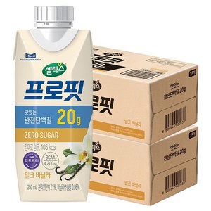 셀렉스 프로핏 밀크 바닐라, 250ml, 36개