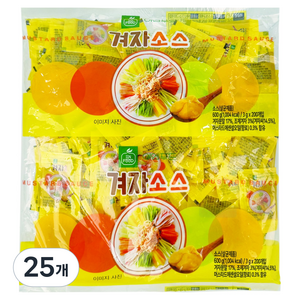 이엔푸드 겨자소스, 25개, 600g