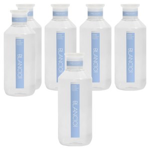 블랑101 투명 섬유유연제 시그니처 화이트 우디 머스크향 본품, 1L, 6개
