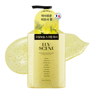 럽센트 스크럽 바디워시 리틀 포레스트 미모사향, 1개, 500ml