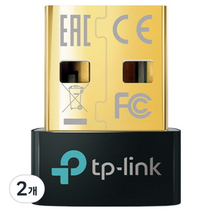 티피링크 블루투스 6.0 나노 무선 USB 어댑터, 혼합색상, 2개, UB600