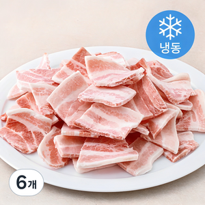 동원 옛날 삼겹살 (냉동), 1kg, 6개