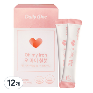 데일리원 오 마이 철분 30p, 12개, 60g