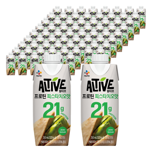 얼티브 프로틴 피스타치오맛, 250ml, 72개