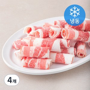 곰곰 대패 우삼겹 (냉동), 500g, 4개