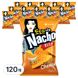 오리온 도도한 나쵸 치즈맛, 92g, 120개