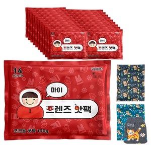 인라이프 국내 제조 포켓형 마이 프렌즈 핫팩 100g, 20개