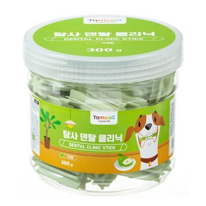 탐사 덴탈 클리닉 반려동물 덴탈껌, 청사과맛, 300g, 1개