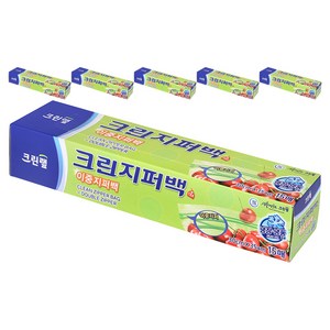 크린랩 크린지퍼백, 특대(XL), 15개입, 6개
