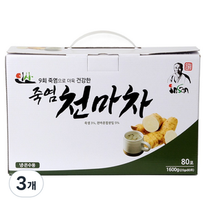 인산죽염 천마차, 20g, 80개입, 3개