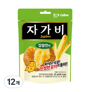자가비 짭짤한 맛, 50g, 12개