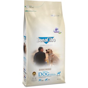 보나시보 강아지 어덜트 큰알갱이 건식사료, 닭, 4kg, 1개