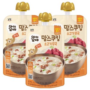 아이꼬야 맘스쿠킹 이유식 9개월부터, 100g, 3개, 소고기무국